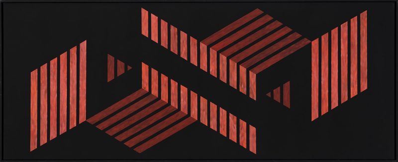 „CC“ | 2017 | 60 x 150 cm | Öl, Dispersion auf Leinwand