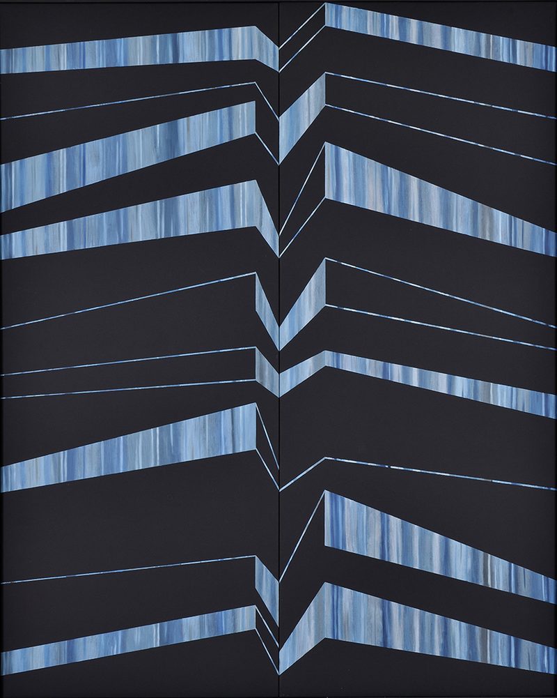 „Falte 1“ | 1998 | 150 x 120 cm | Öl, Dispersion auf Leinwand