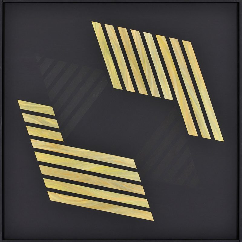 „Stufe“ | 1996 | 93 x 93 cm | Öl, Dispersion auf Leinwand