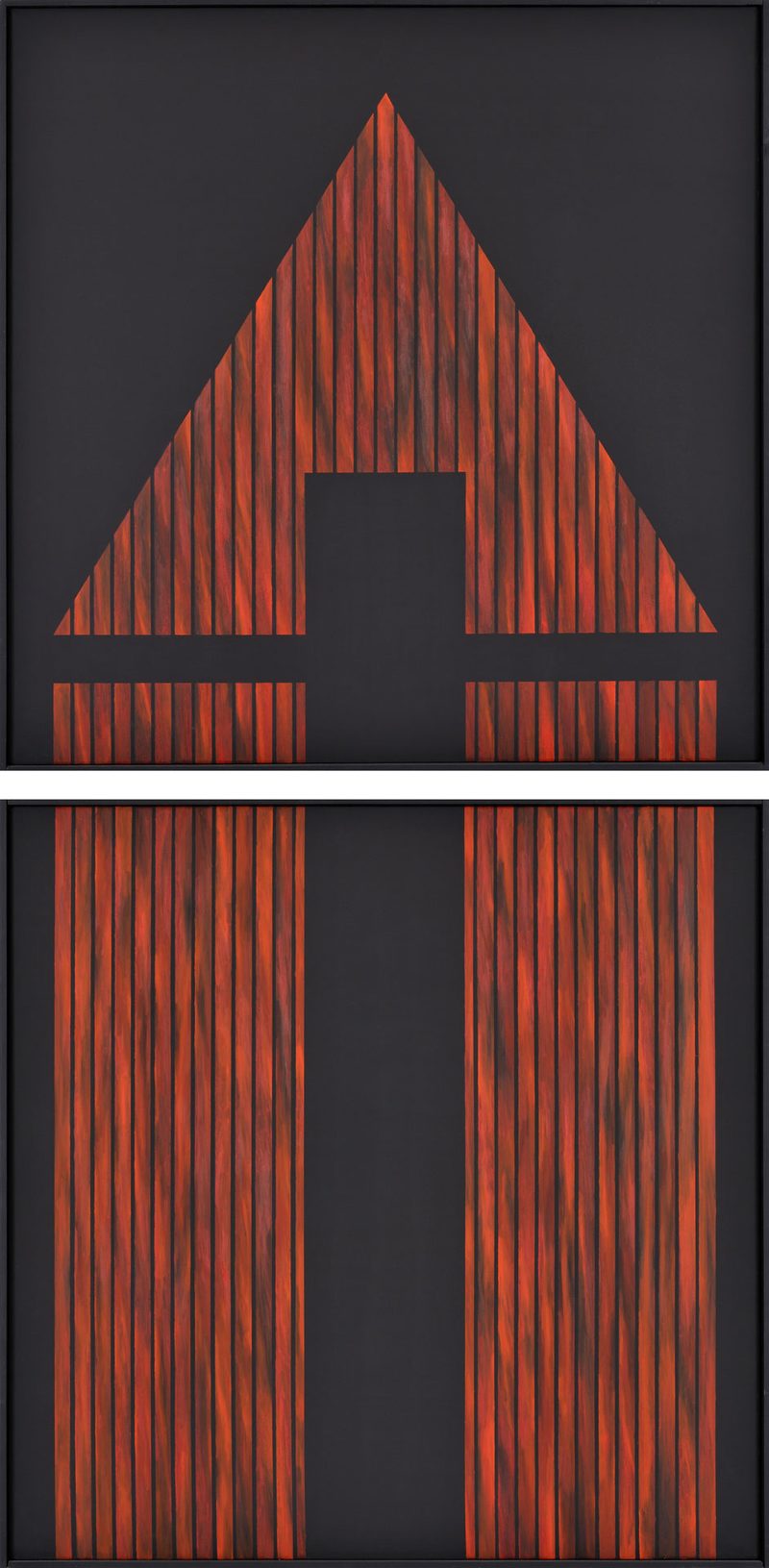 „Hommage an W. Pichler“ | 1991 | je 93 x 93 cm | Öl, Dispersion auf Leinwand