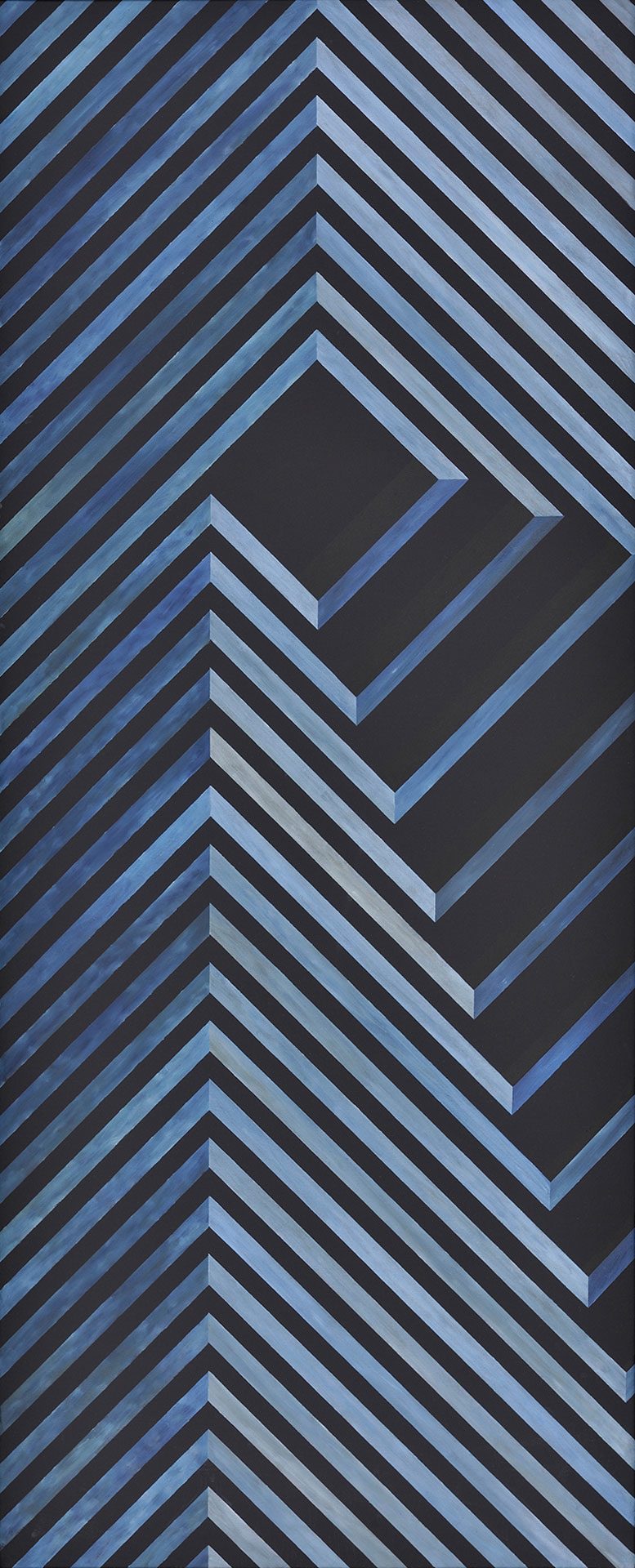 „Schacht“ | 1996 | 150 x 60 cm | Öl, Dispersion auf Leinwand