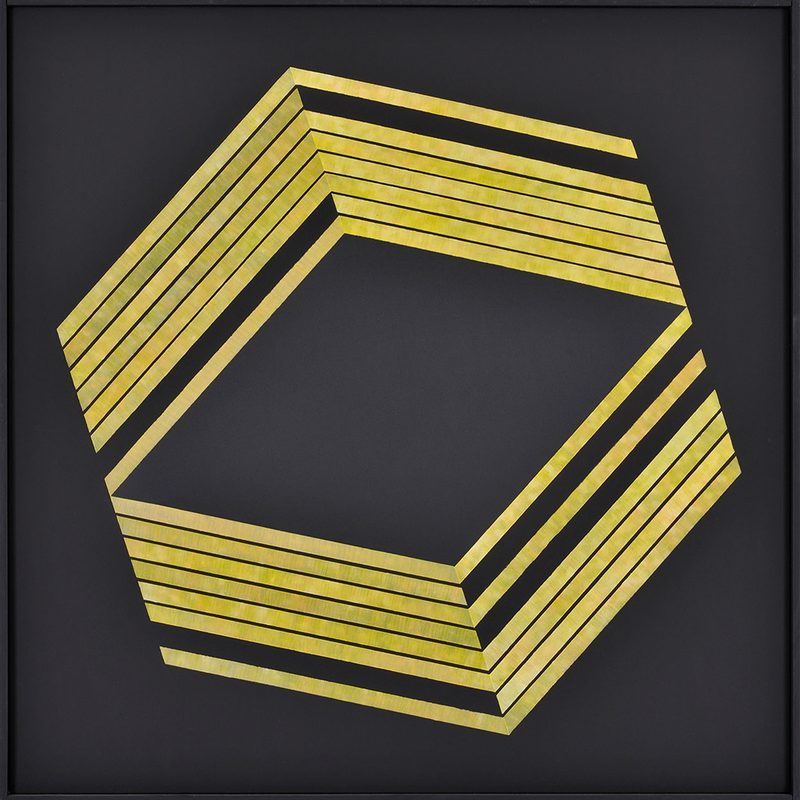 „Ein-Fach“ | 1995 | 93 x 93 cm | Öl, Dispersion auf Leinwand