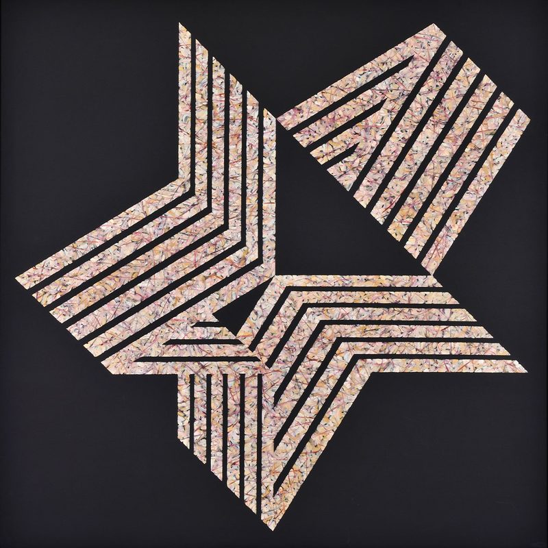 „Sechs Pentagramme“ | 1999 | 150 x 150 cm | Öl, Dispersion auf Leinwand