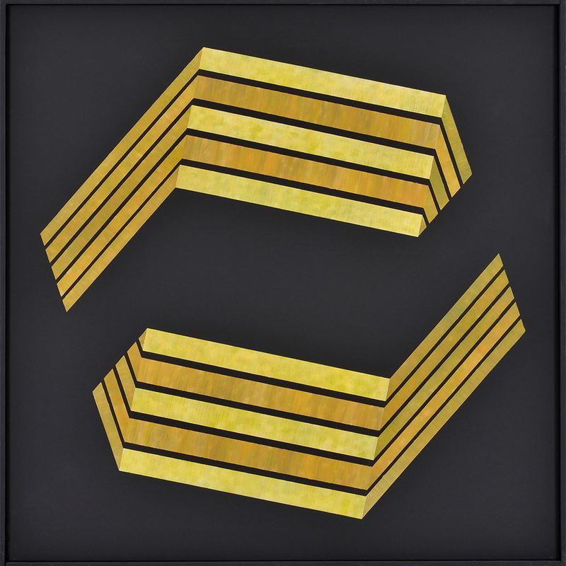 „Drehung“ | 1995 | 93 x 93 cm | Öl, Dispersion auf Leinwand