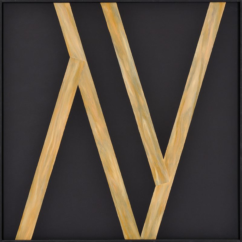 „Lie“ | 1993 | 93 x 93 cm | Öl, Dispersion auf Leinwand