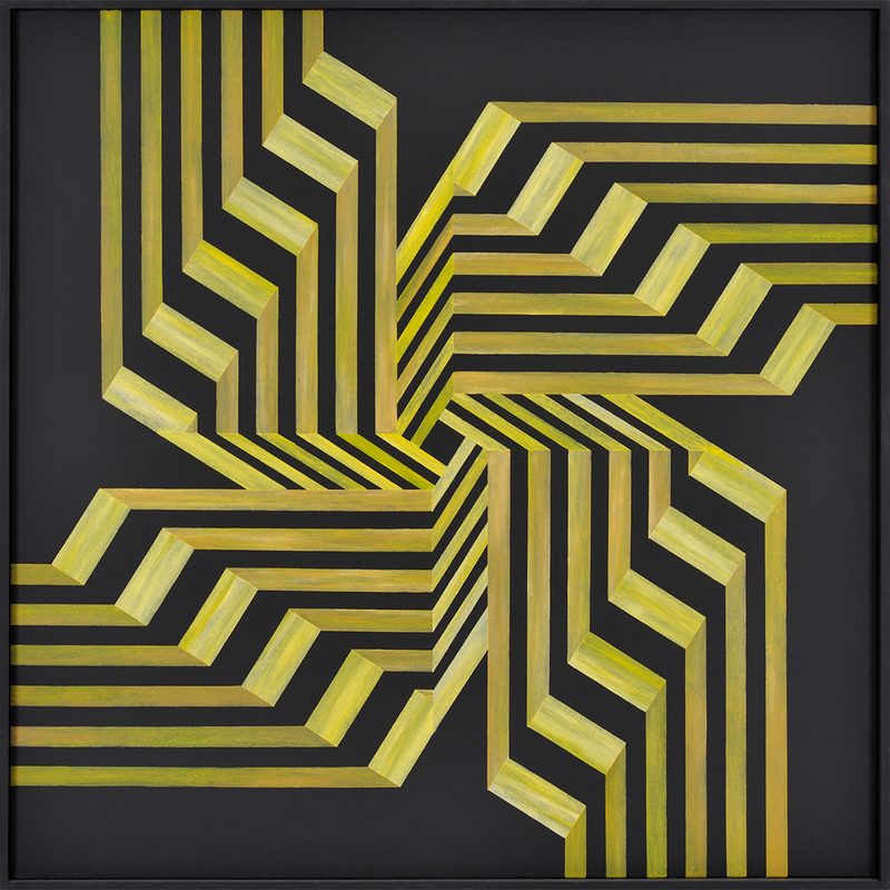 „Laufrad“ | 1998 | 93 x 93 cm | Öl, Dispersion auf Leinwand