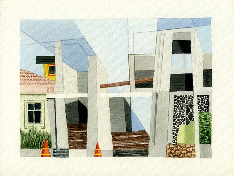 „Am Parca Nova, Mindelo, Sao Vicente“ | 2012 | 18 x 24 cm