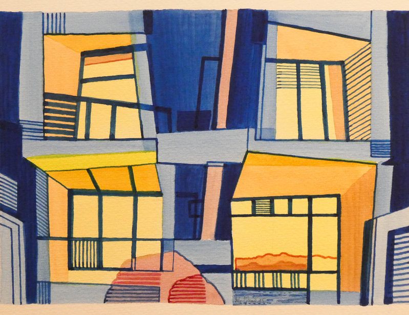 "Vier Balkone III" | 2014