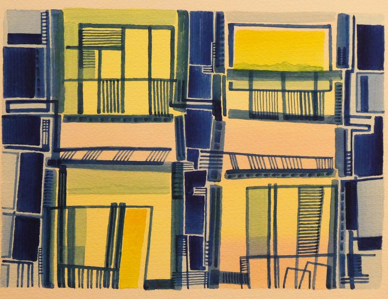 "Vier Balkone II" | 2014