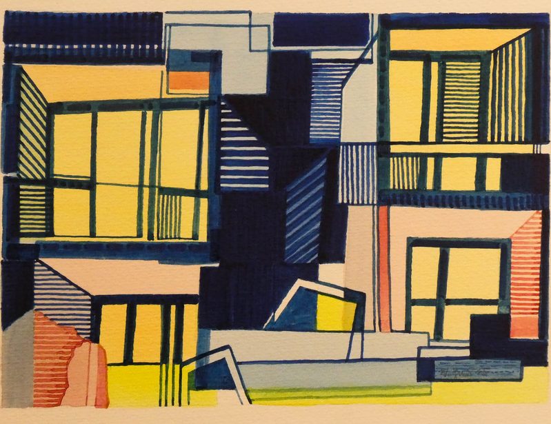 "Vier Balkone I" | 2014