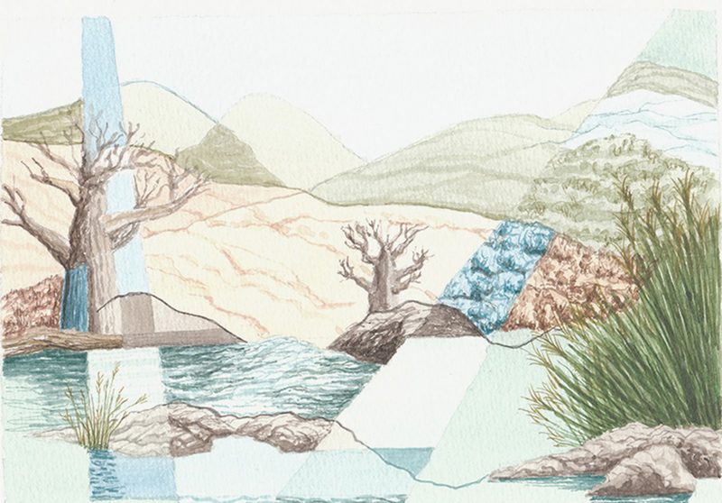 „Am Kunene I“ | 2010 | 18 x 24 cm