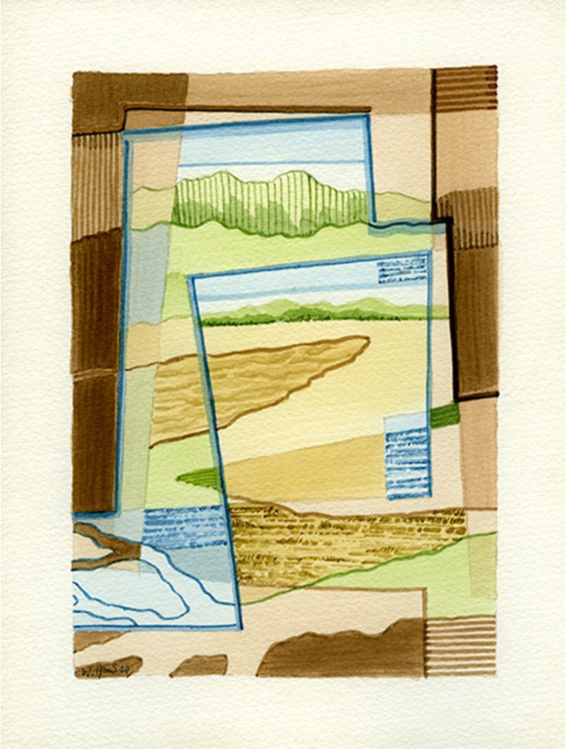 „Senyati-Safari-Camp-Nr. 19 | 2014 | 24 x 18 cm