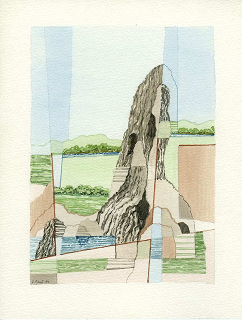 „Termitenhügel, Sitalungacamp“ | 2014 | 24 x 18 cm