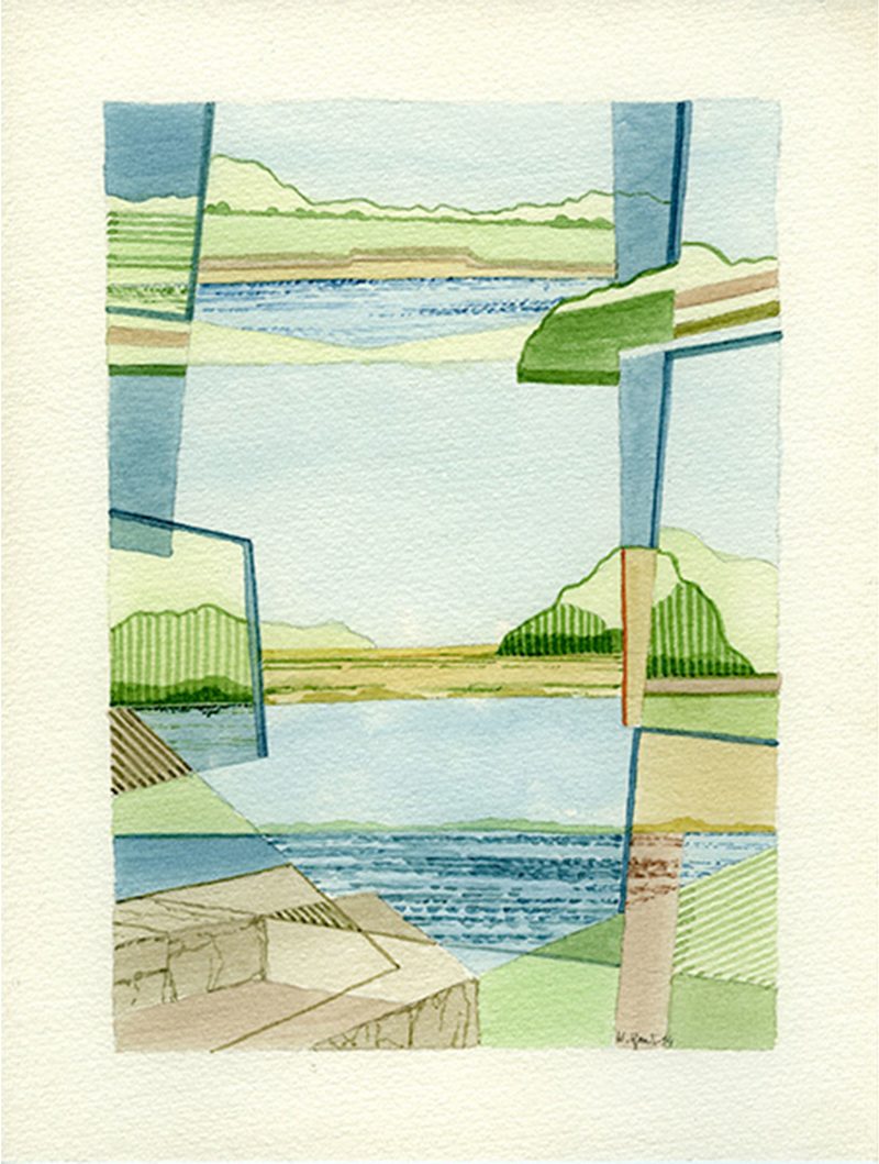 „Am Zambezi, Kalizocamp“ | 2014 | 24 x 18 cm