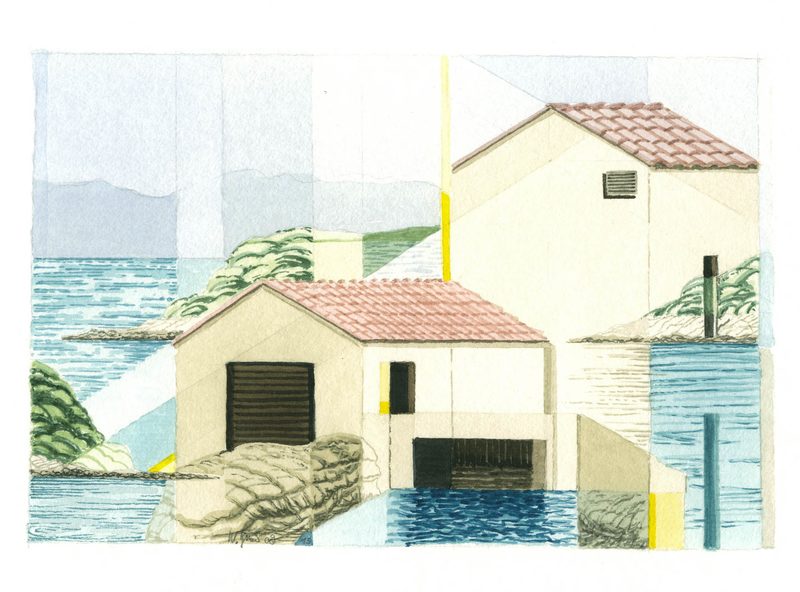 „Bootshaus“ | 2008 | 14 x 28 cm