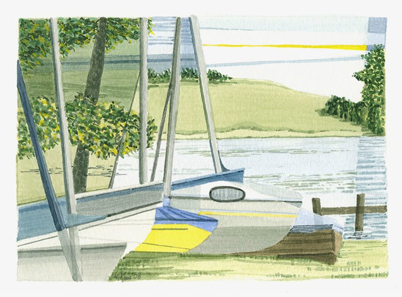 „Blaue Persenning“ | 2008 | 18 x 24 cm