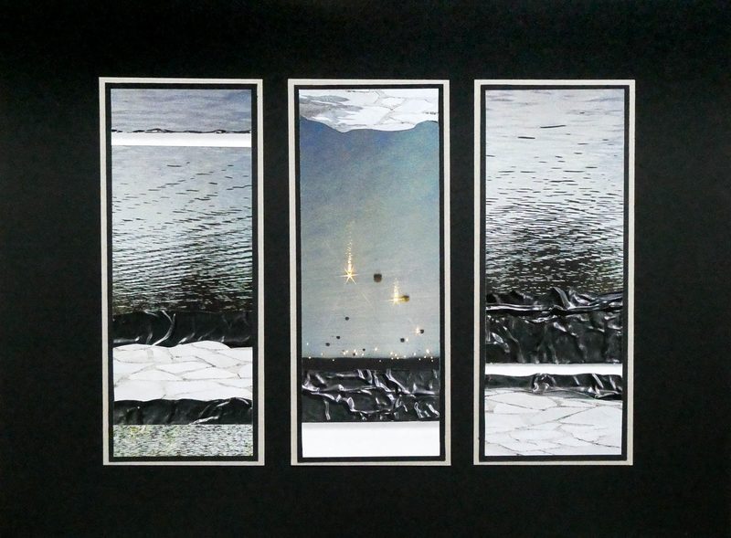 „Bleistrand II“ | 2020 | drei Teile, je 21 x 8 cm