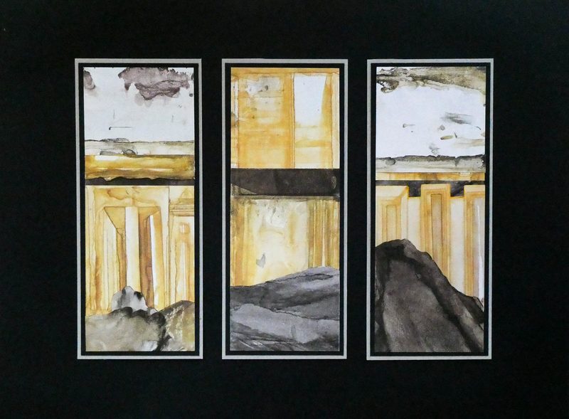 „Lichte Architektur“ | 2020 | drei Teile, je 21 x 8 cm