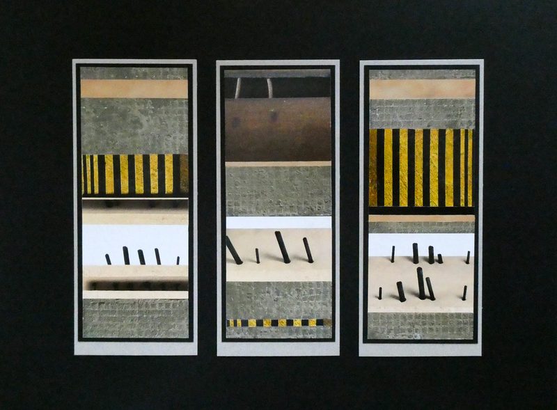 „Vernagelt“ | 2019 | drei Teile, je 21 x 8 cm