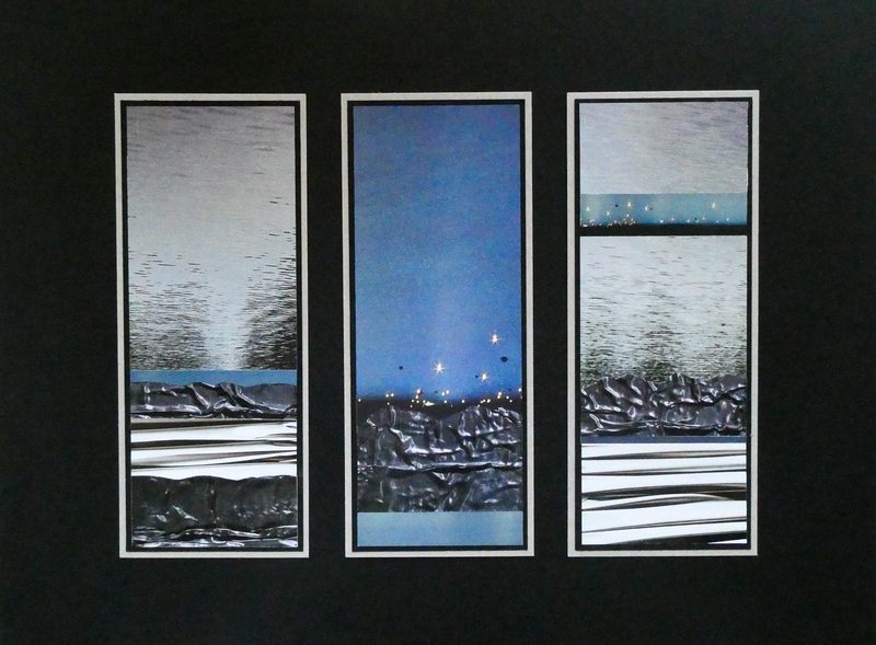 „Bleistrand I“ | 2020 | drei Teile, je 21 x 8 cm