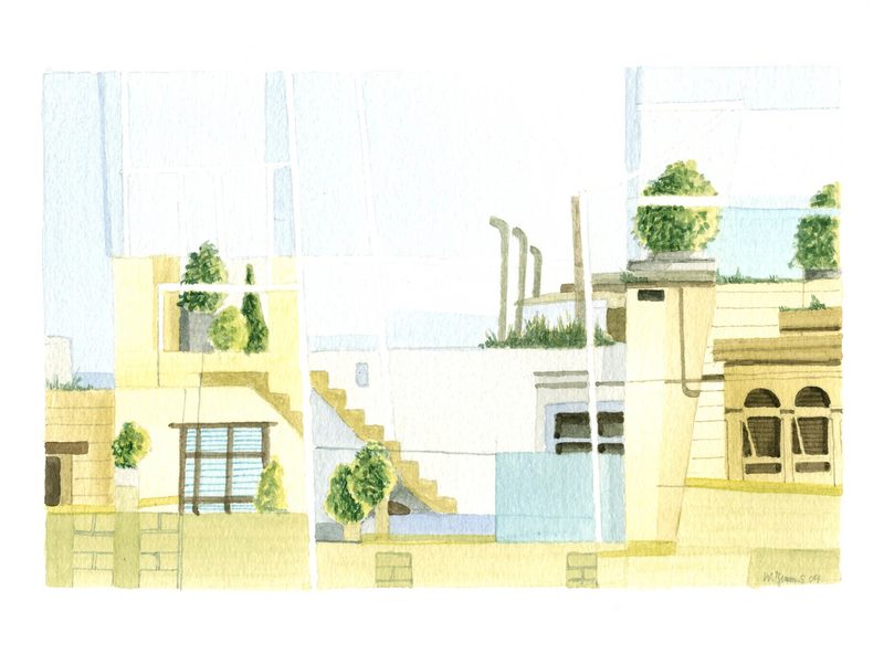 „Backyard I“ | 2004 | 18 x 24 cm 