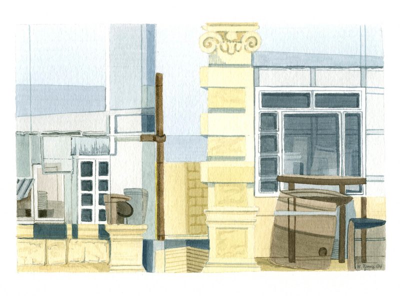 „Backyard IV“ | 2004 | 18 x 24 cm