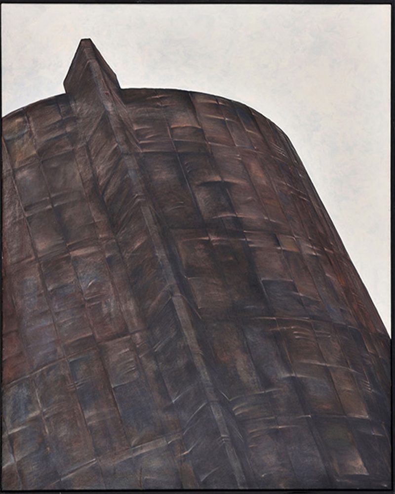 „Gebautes“ | 1989 | 150 x 120 cm | Öl auf Leinwand