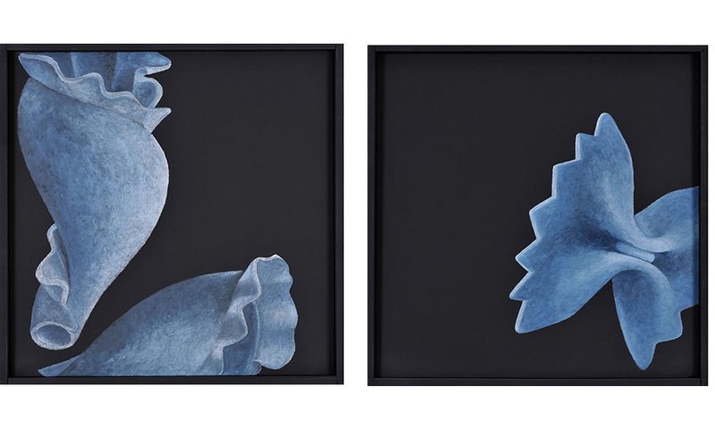 Diptychon „Gigli - Farfalle“