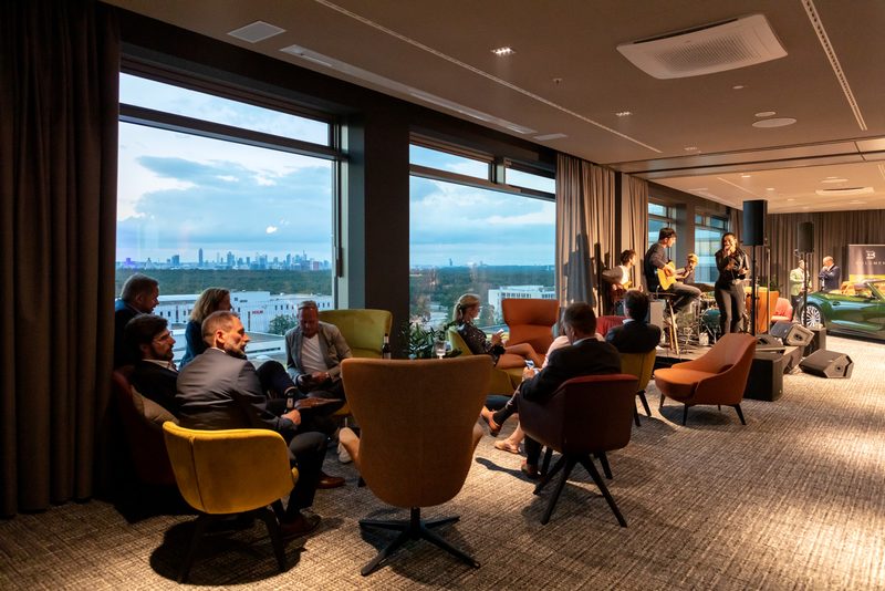 Gäste in der 11. Etage