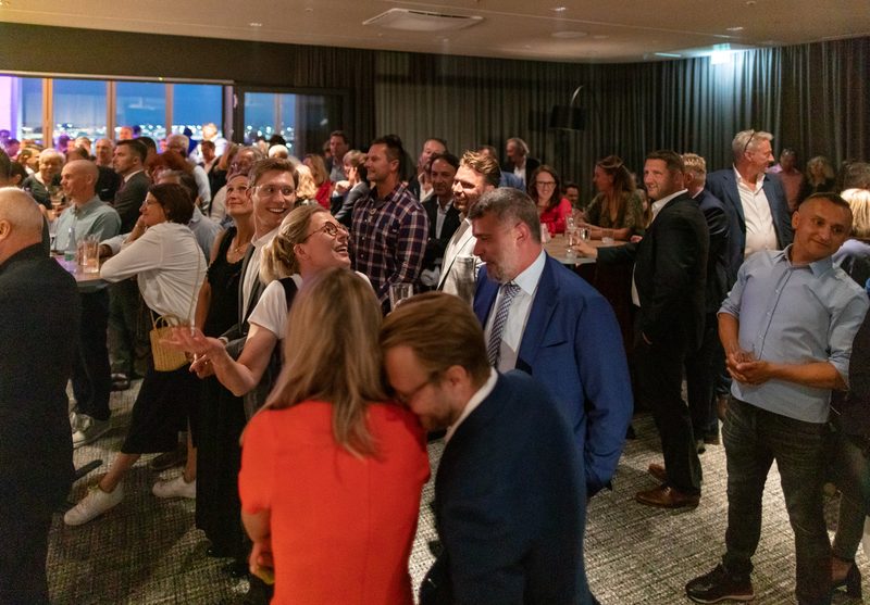 Gäste in der Eventetage im 11. Obergeschoss