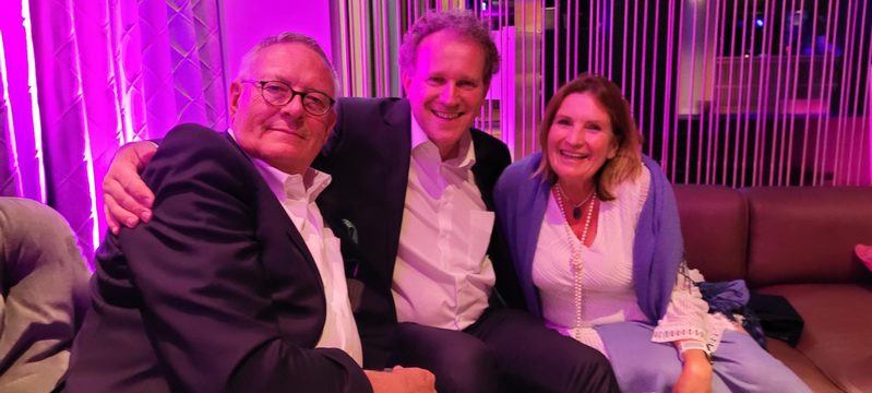 Herr Kauka mit Christiane Götz-Weimer (Weimer Media Group) und dem "Geburtstagskind" des Abends: Professor Dr. Andreas Löhr 