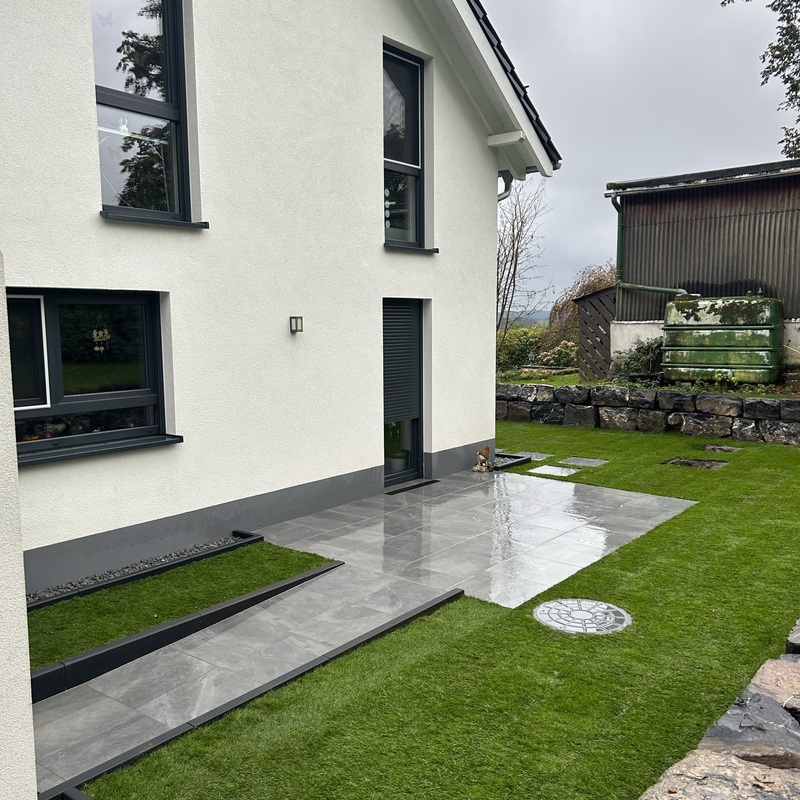 Keramikplatten Terasse und Weg