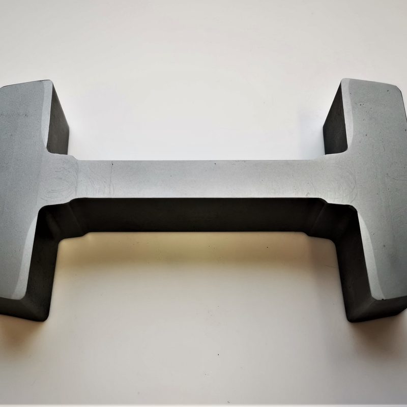 Steel beam hardness profile