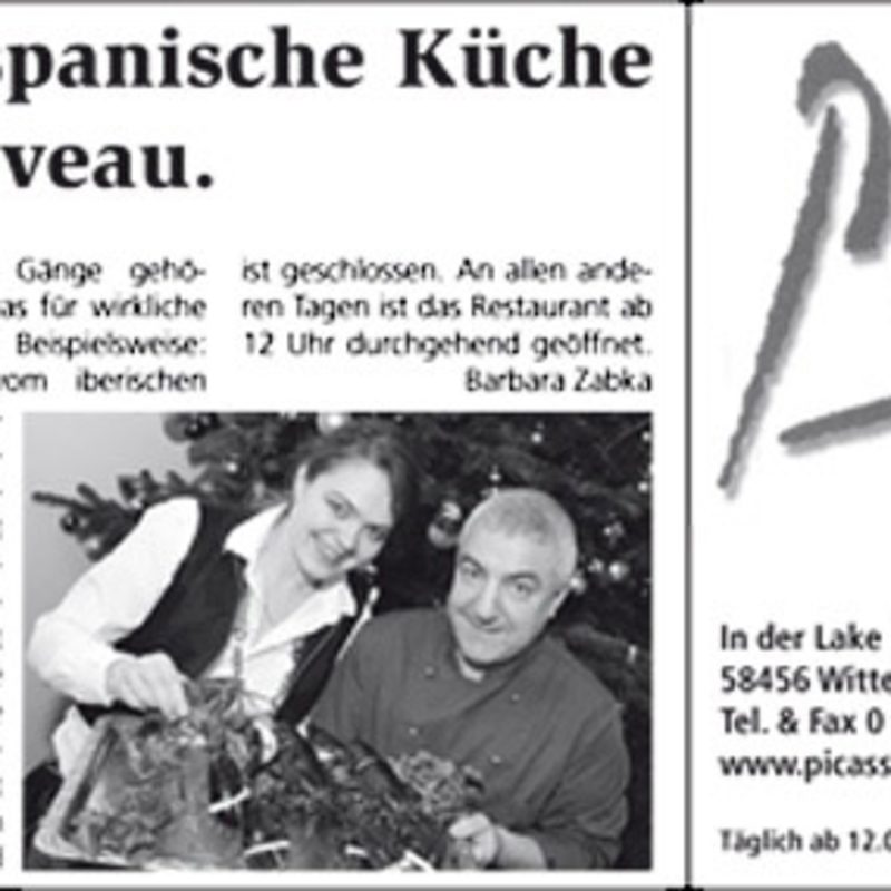Restaurant Picasso bietet spanische Küche auf höchstem Niveau