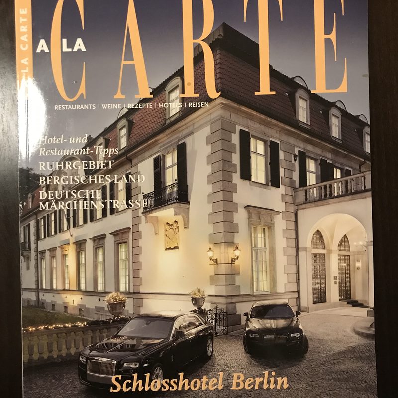 Restaurant Picasso ist in dem Magazin "A la Carte" dabei