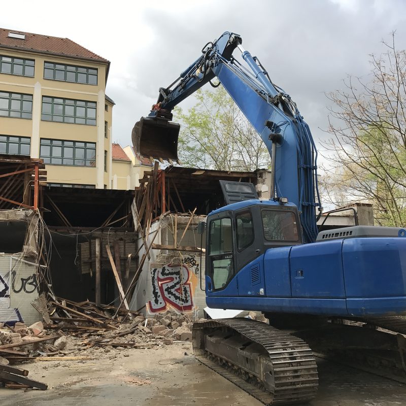 Abbrucharbeiten in Berlin