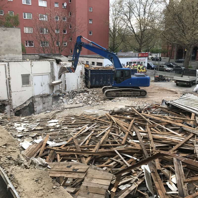 Abrissarbeiten in Berlin