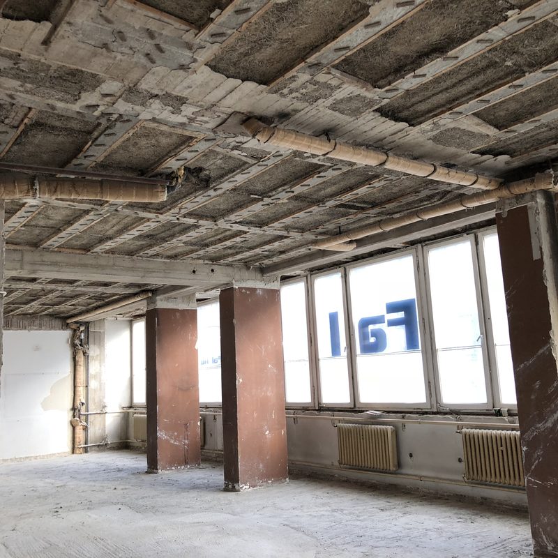 Gebäudeentkernung in Berlin