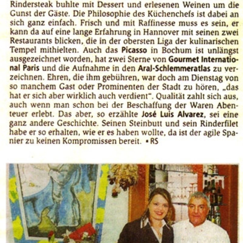 Kochkunst des Picasso