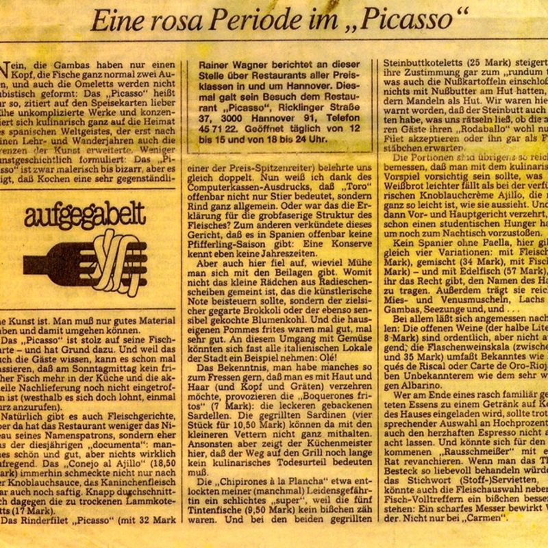 Eine Rosa Periode im Picasso