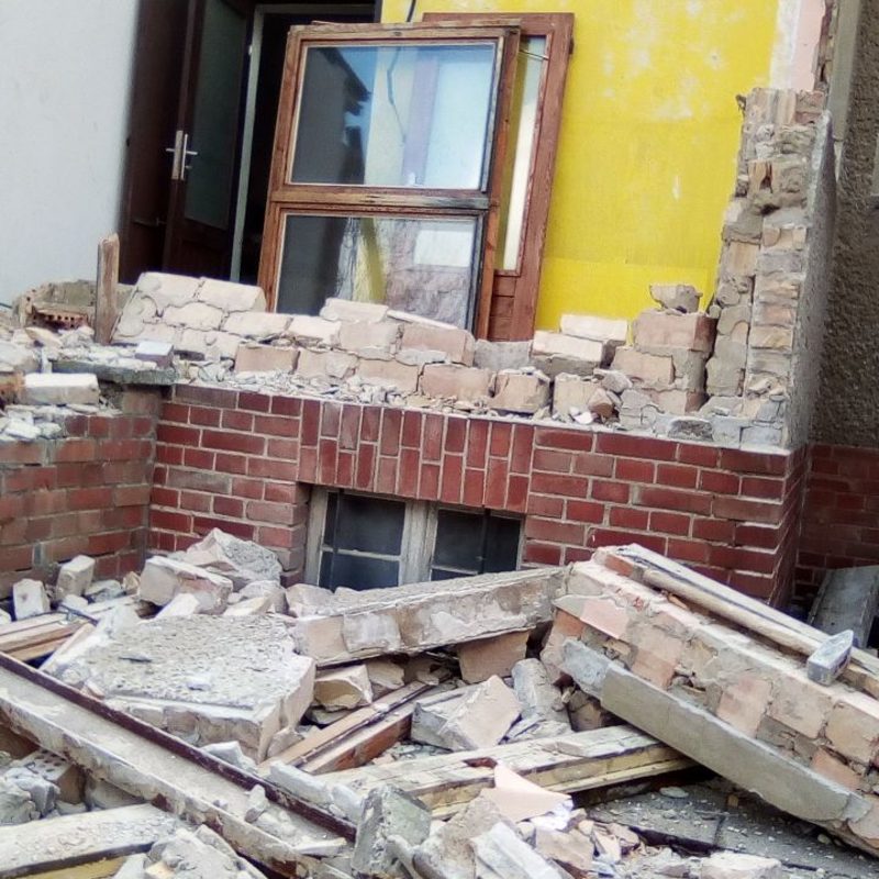 Teilabriss in Berlin