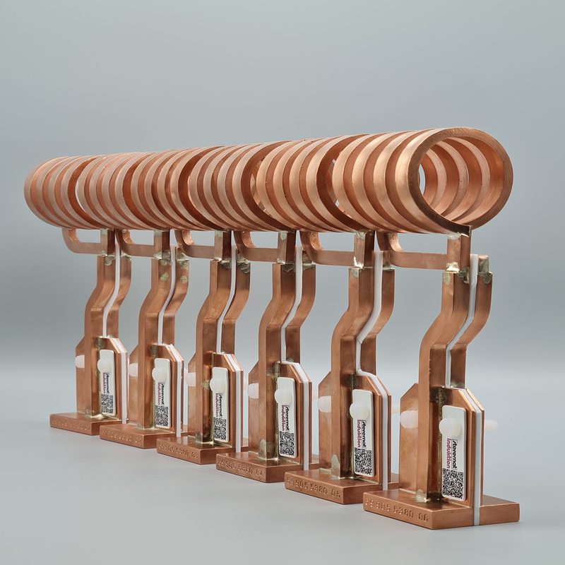 Series production of inductors