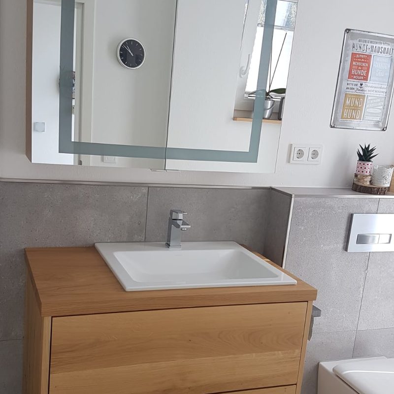 Spiegel im Badezimmer