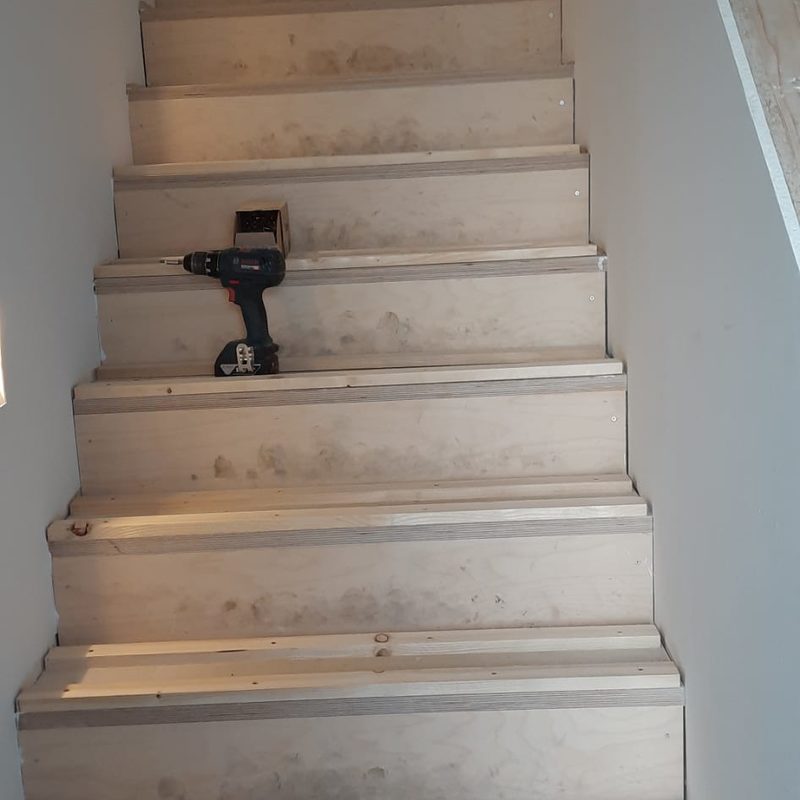 Treppe vorher
