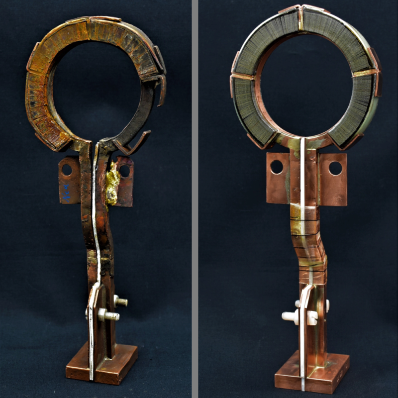 Repair inductor before and after