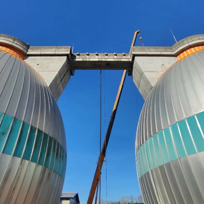 Faultürme Kläranlage