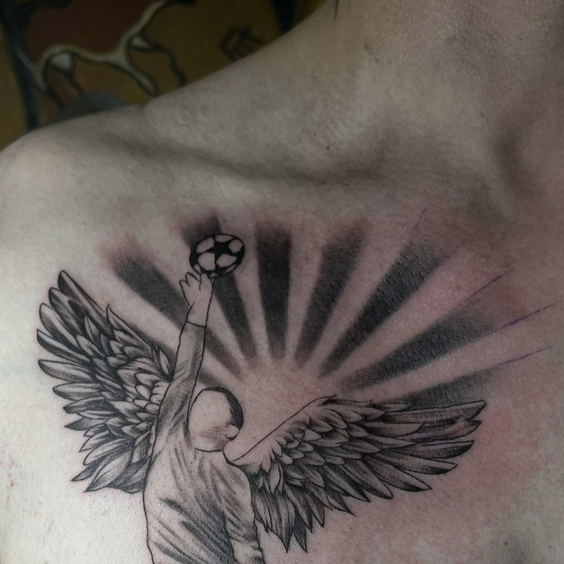 TattooFußballengel