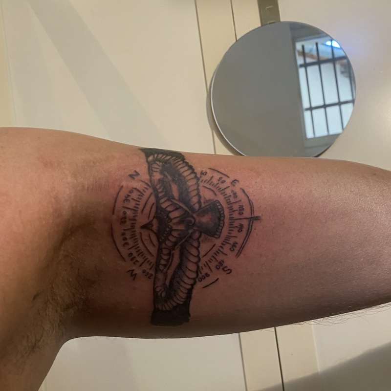 Tattoo Oberarm innen