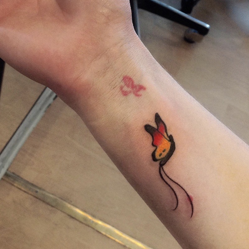 TattooKleinerSchmetterling