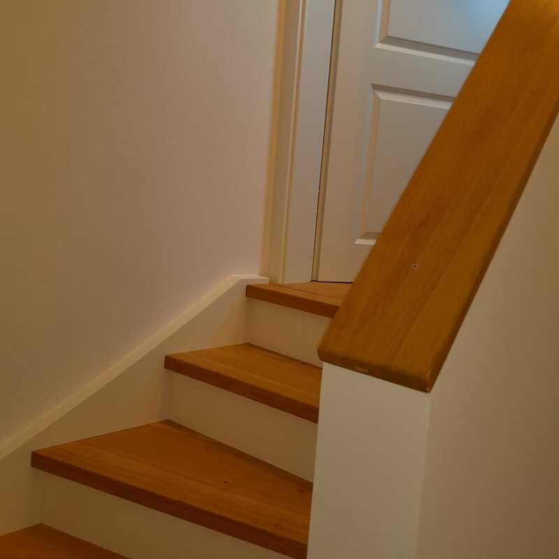 Treppe Holz nachher